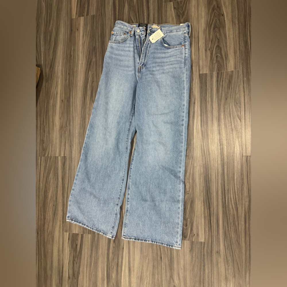 Levi's Light Blue Wide-Leg Jeans